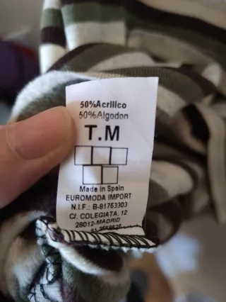 Vestido hippie rayas talla única