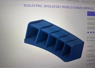 Piezas 3D Scalextric