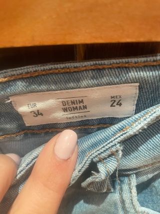 Vaqueros cortos Lefties Talla 34