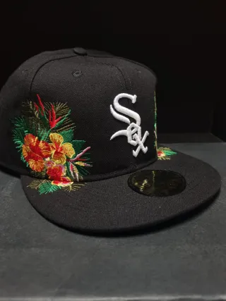 Gorra New Era 59Fifty Negra Bordada Talla 7.1/2