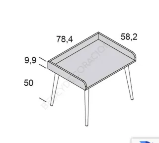 Escritorio infantil Ros blanco