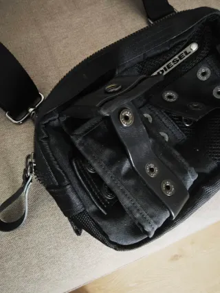Bolso Diesel bandolera/riñonera negro