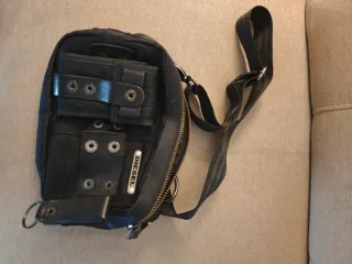 Bolso Diesel bandolera/riñonera negro