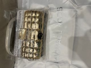 Bolso Michael Kors Dorado Acolchado