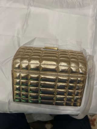 Bolso Michael Kors Dorado Acolchado