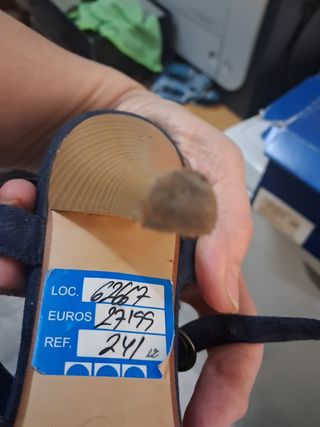 Sandalias Marypaz Azul Talla 39