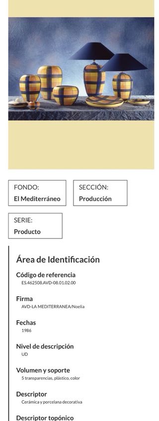 Lampada in ceramica con design a quadri