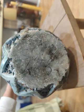 Jarrón Cerámica Piedra Gris Multicolor