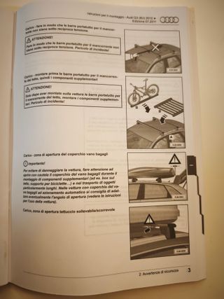 Barre Portatutto Audi Q3 8U 2012-2018