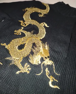 Maglione Ralph Lauren Nero e Oro limited edition