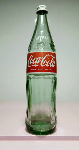 Botella 1l Coca-Cola años 70