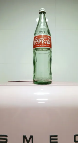 Botella 1l Coca-Cola años 70