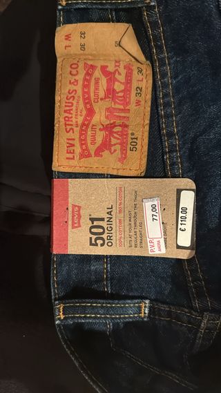 Levi's 501 Original Jeans Talla W32 L30