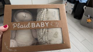 Copertina neonato con peluche