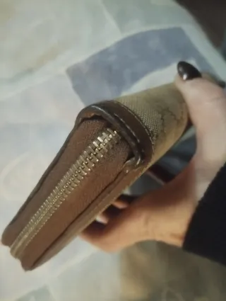 Portafoglio Gucci Continental Beige/Marrone