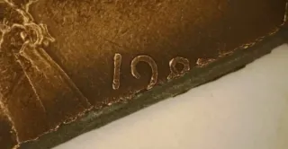 MONEDA 1 CENTAVO LINCOLN.198?.ERROR MAL RECORTADA.