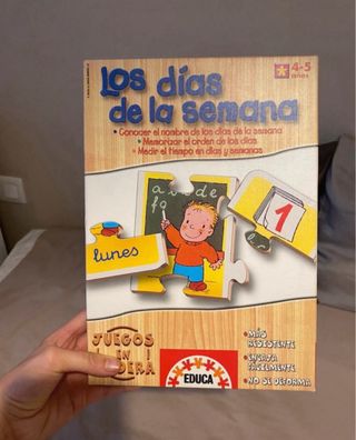 Juegos educativos infantiles: vocales, días y masp