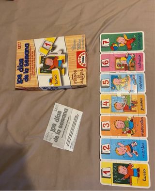 Juegos educativos infantiles: vocales, días y masp