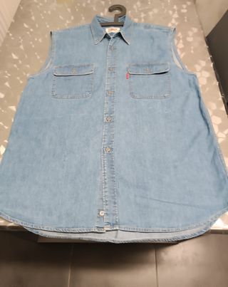 Camicia jeans Big Joan LL senza maniche