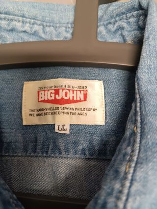 Camicia jeans Big Joan LL senza maniche