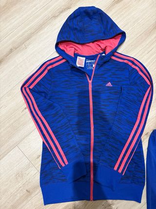 Completo Adidas blu e rosa