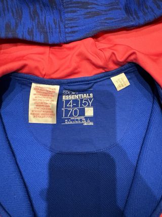 Completo Adidas blu e rosa