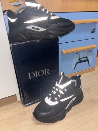Dior B22 Zapatillas Negras Blancas