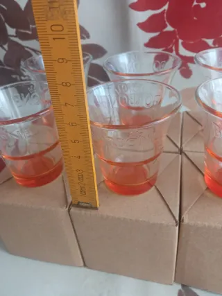 Set 6 Bicchierini Caffè Borbone Arancio