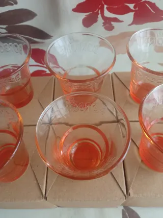 Set 6 Bicchierini Caffè Borbone Arancio