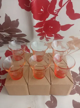 Set 6 Bicchierini Caffè Borbone Arancio