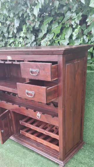 Mueble Bar Madera Maciza Bodega o merendero