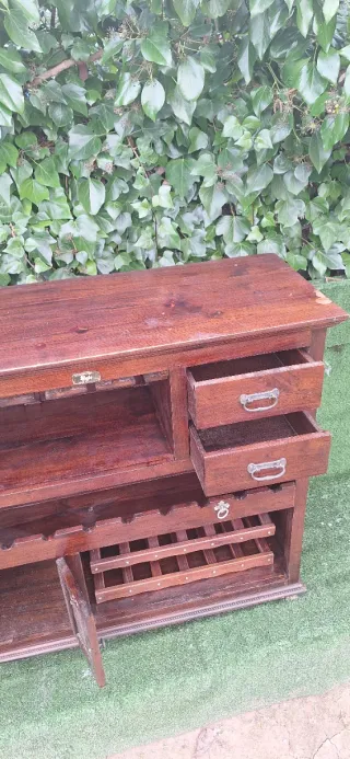 Mueble Bar Madera Maciza Bodega o merendero