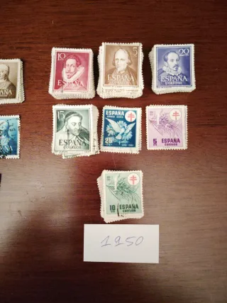 Lote 480 sellos usados España 1950/51