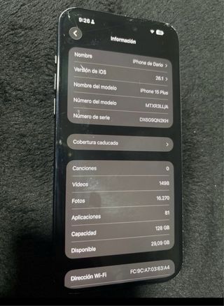 iPhone 15 Plus/ esim