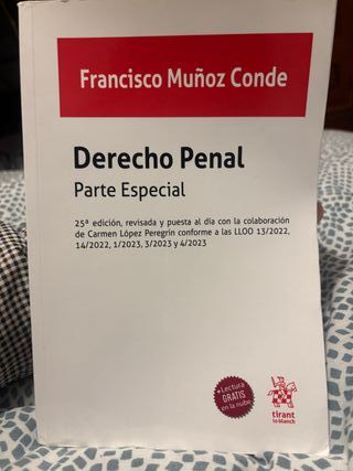 Derecho Penal. Parte especial. 25ª Edición, rev...