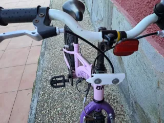 Bicicleta niña California rosa