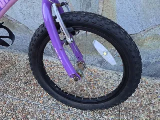 Bicicleta niña California rosa