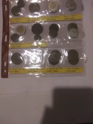 Lote Monedas Peruanas y Mexicanas