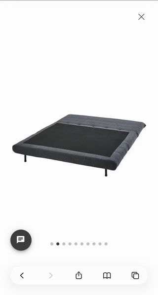 Sofá cama de 2 plazas gris
