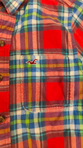 Camicia Flanella Hollister Uomo