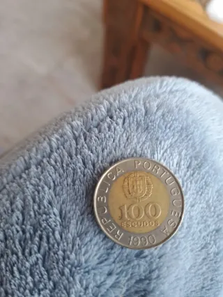 Moneda 100 Escudos Portugal 1990