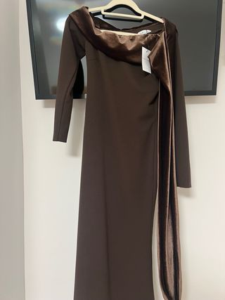 Vestido Pura Vida Marrón Elegante, sin estrenar