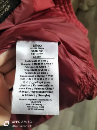 Piumino Liu Jo rosso/fragola