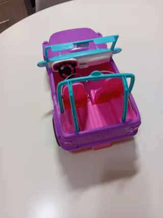 Coche Barbie Morado y Turquesa