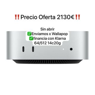 Mac mini M4 Pro 64GB 512GB 14c20g SIN ABRIR
