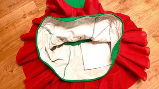 Traje Flamenca Micaela Villa Verde y Rojo