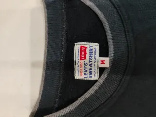 Felpa Levi's uomo nera e grigia