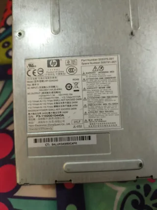 Fuente Alimentación HP D-2402A2