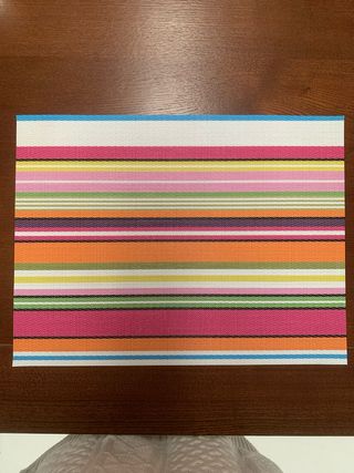 Set 12 Tovaglie da Tavola in Plastica Multicolore