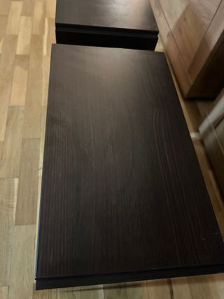 Cubos Decorativos Madera Oscura